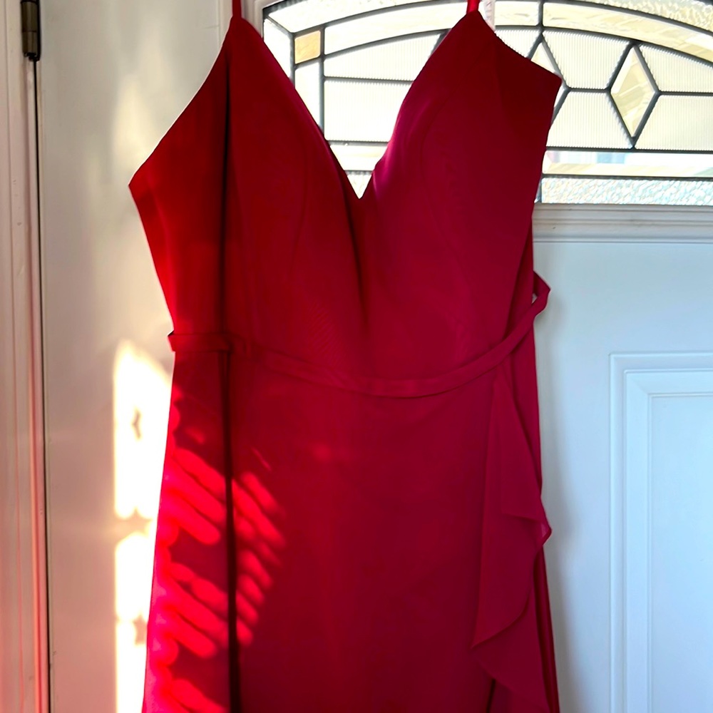 Wine colored Bridesmaid Dress